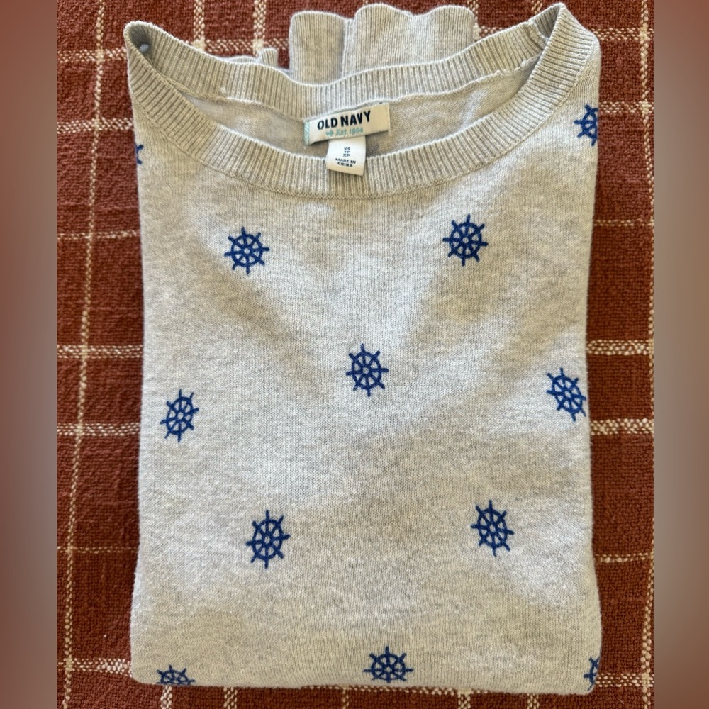 Old Navy Captains Wheel Sweater